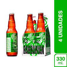 Cerveza BARBARIAN 174 IPA Botella FOUR PACK 345ml